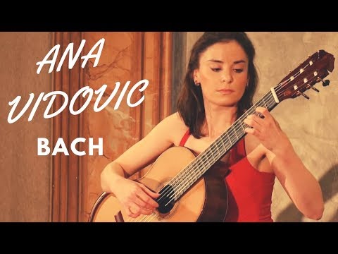 Ana Vidovic plays from the Cello Suite No. 1 Prelude in G Major BWV 1007 - BACH